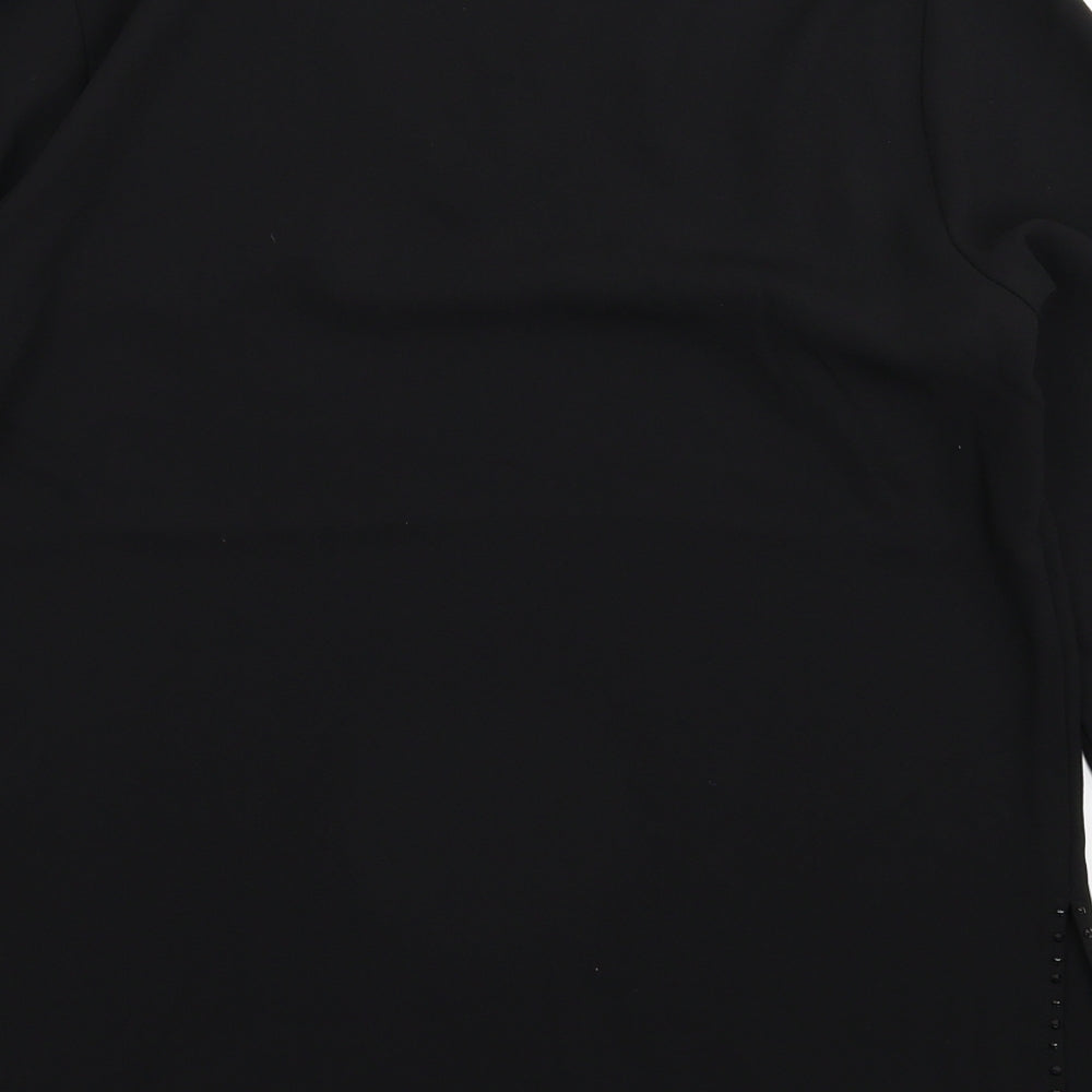 H&M Womens Black   Basic Blouse Size 10