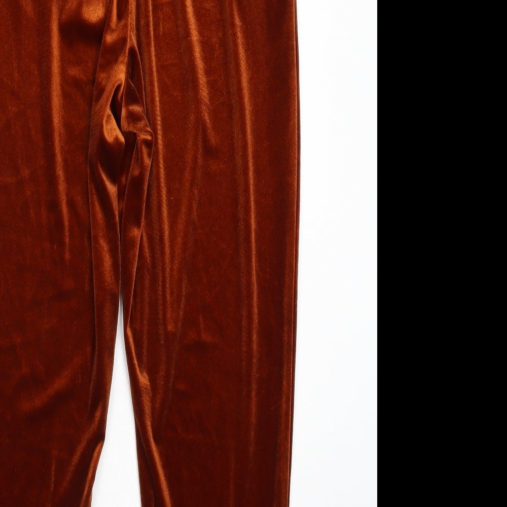 Miss Selfridge Womens Brown   Trousers  Size 10 L26 in