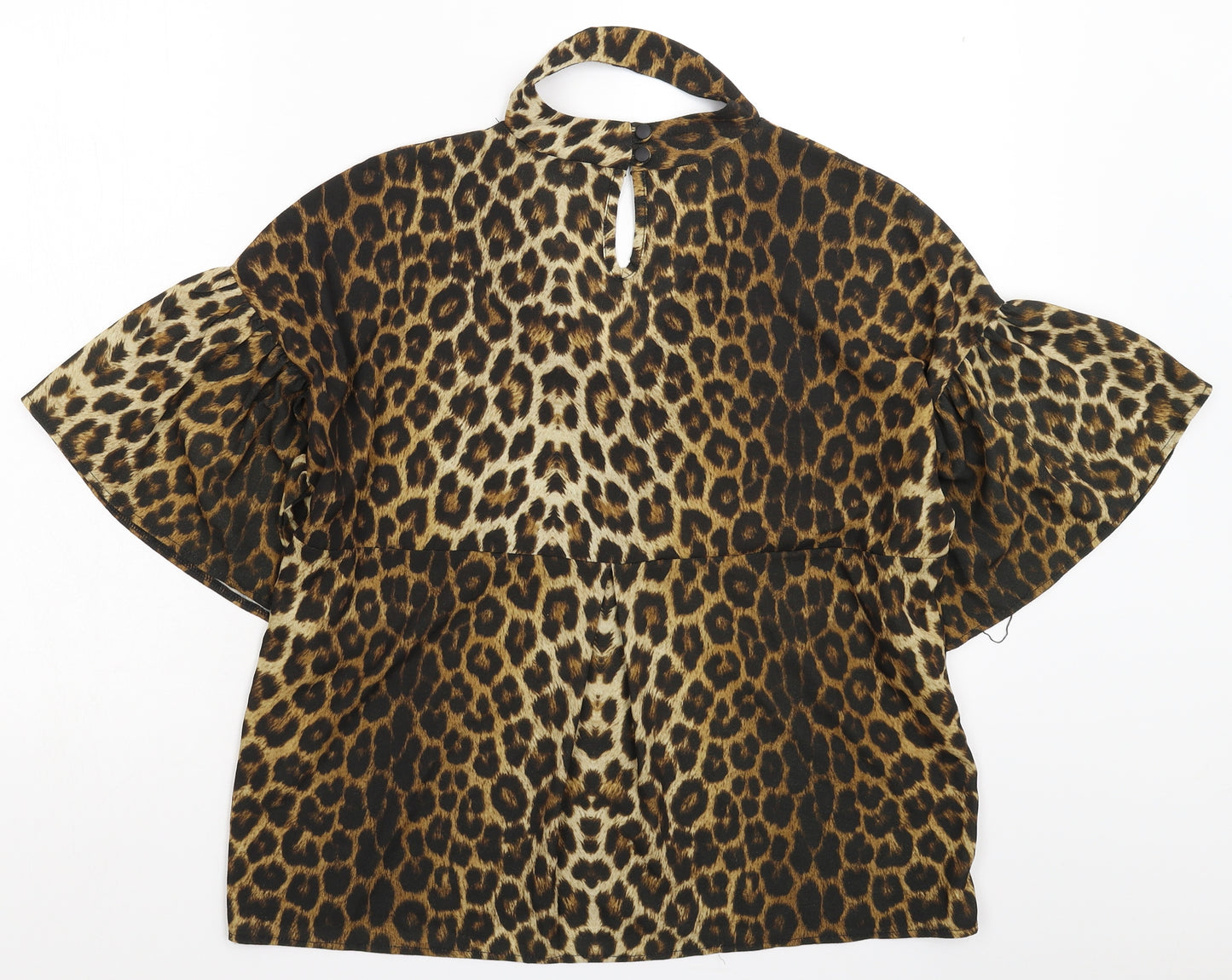 NEXT Womens Multicoloured Animal Print  Basic Blouse Size 8  - Oversized