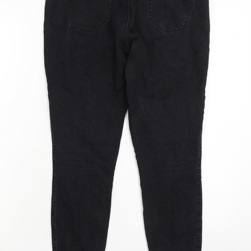 Denim & Co. Womens Black  Denim Jegging Jeans Size 10 L28 in