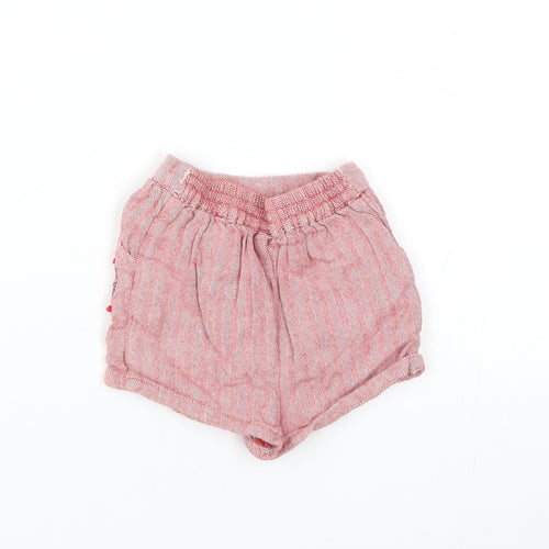 NEXT Baby Red Herringbone  Cropped Trousers Size 3-6 Months  - Shorts