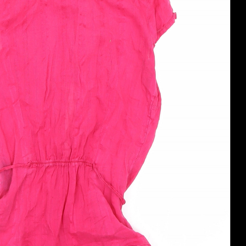 H&M Womens Pink   Basic Button-Up Size 4