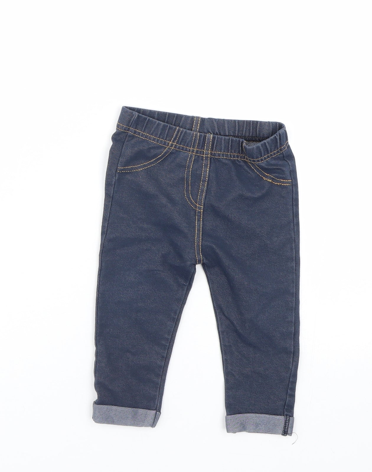 Nutmeg Baby Blue   Capri Leggings Size 9-12 Months