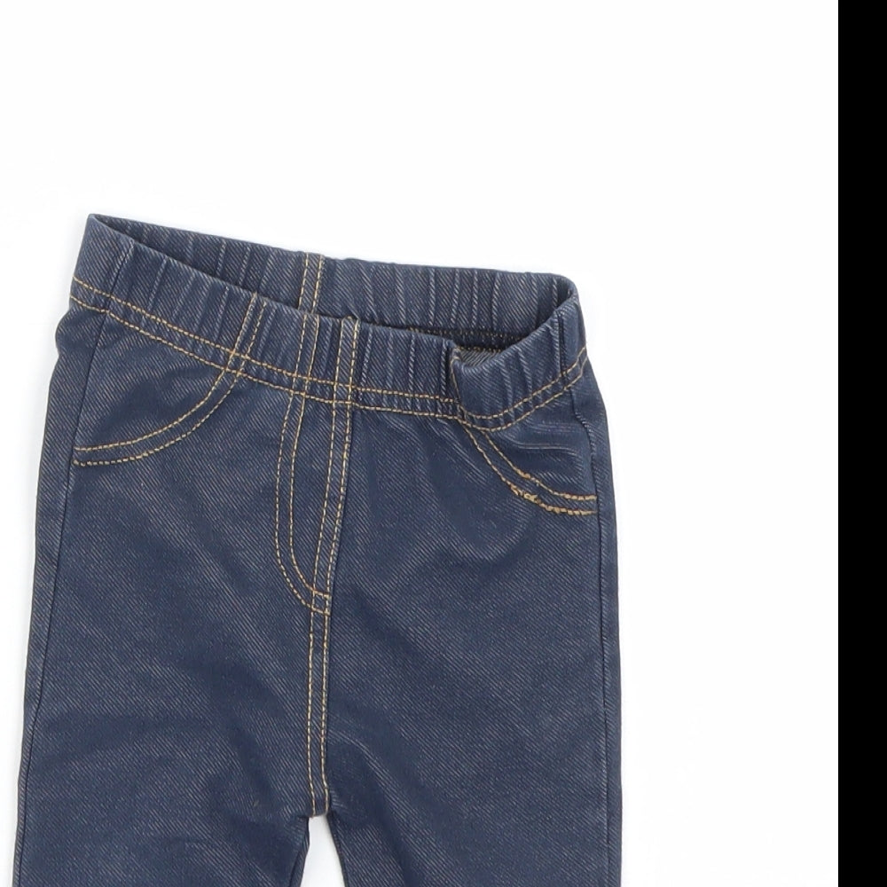 Nutmeg Baby Blue   Capri Leggings Size 9-12 Months