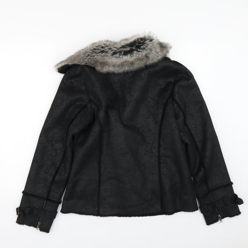NEXT Womens Black   Jacket Coat Size 12