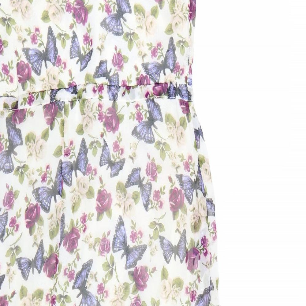 NEXT Womens Multicoloured Floral  Fit & Flare  Size 10