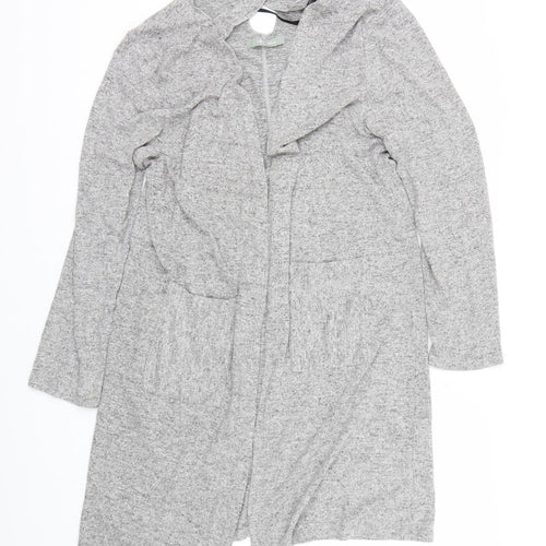 COIN 1804 Womens Grey   Cardigan Jumper Size L