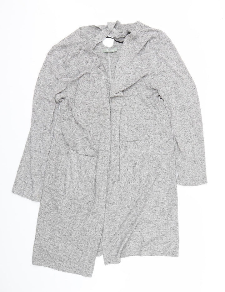 COIN 1804 Womens Grey   Cardigan Jumper Size L