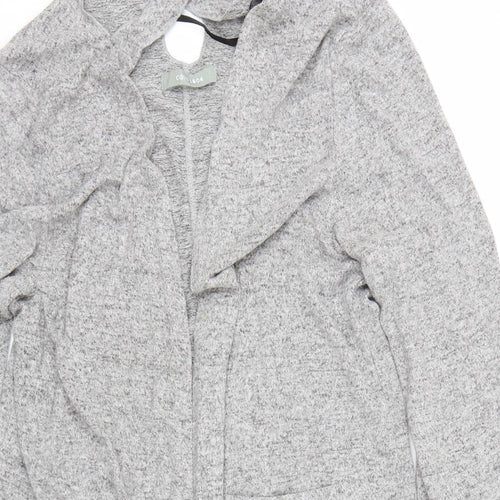 COIN 1804 Womens Grey   Cardigan Jumper Size L