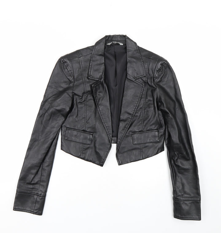 Red Herring Womens Black   Jacket  Size 10