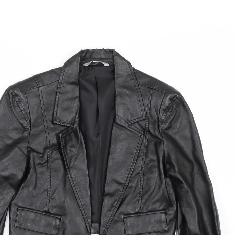 Red Herring Womens Black   Jacket  Size 10