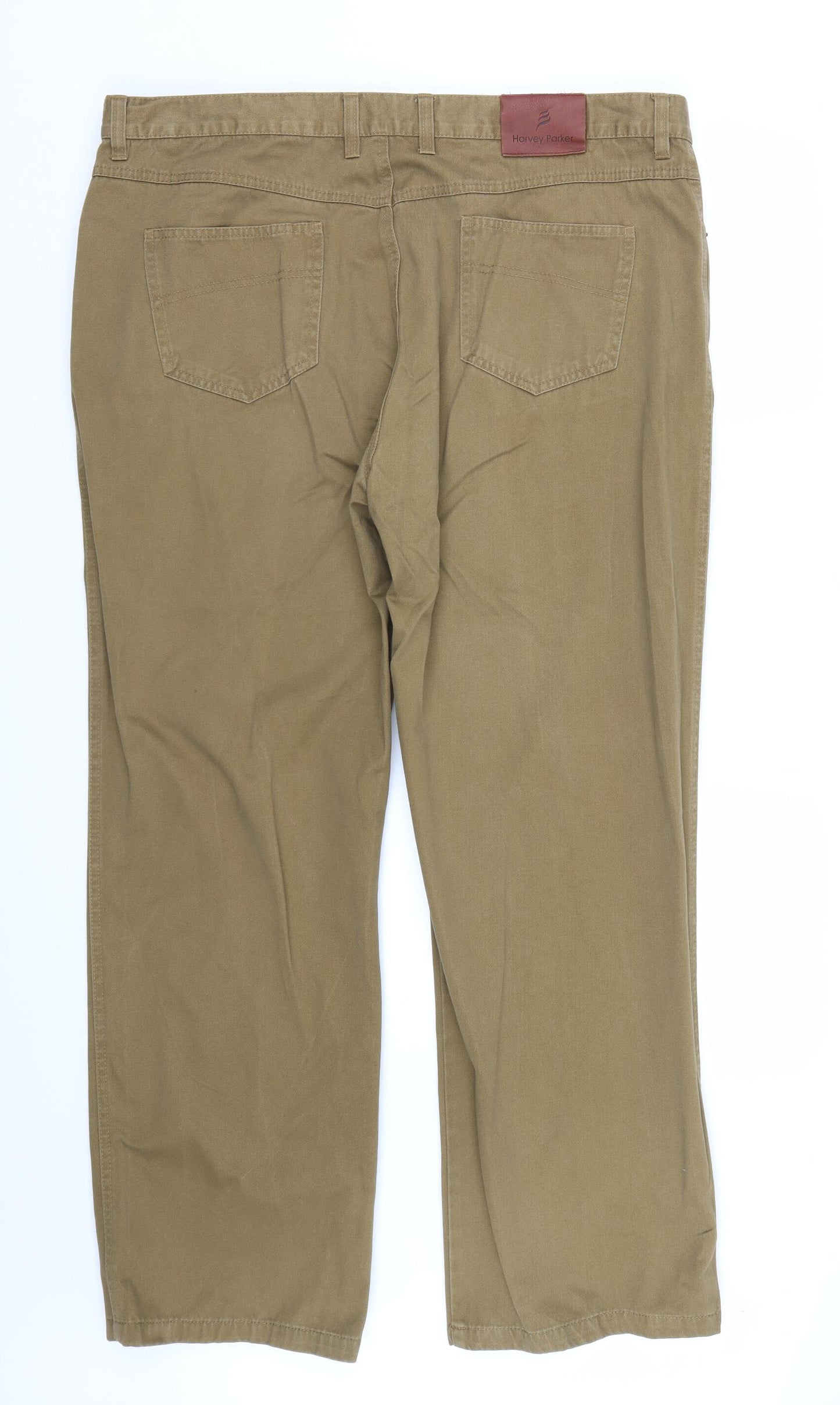 Harvey Parker Mens Brown   Trousers  Size 42 L30 in