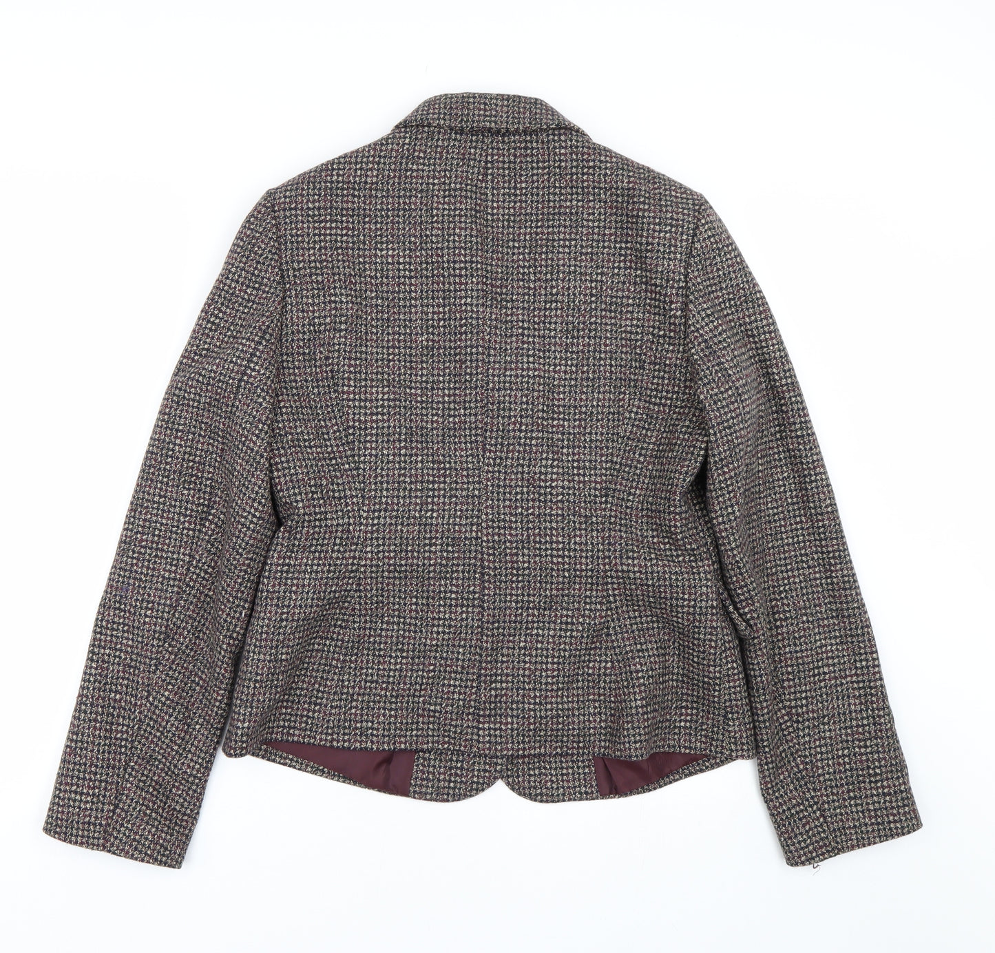 New Look Womens Brown  Tweed Jacket Suit Jacket Size 14