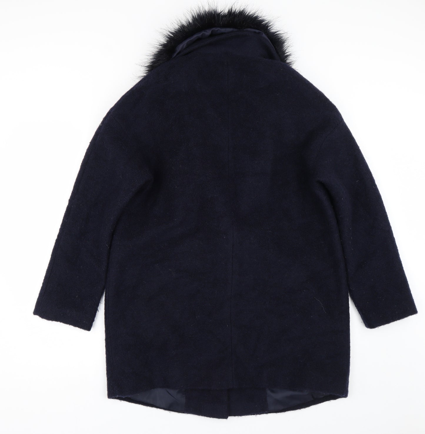 Dorothy Perkins Womens Blue   Overcoat Coat Size 14