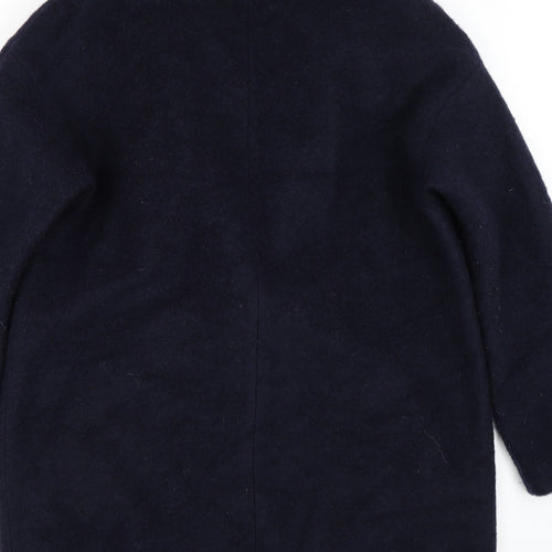 Dorothy Perkins Womens Blue   Overcoat Coat Size 14