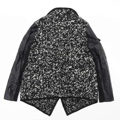 Saviour Womens Black Polka Dot  Cardigan Jumper Size 12