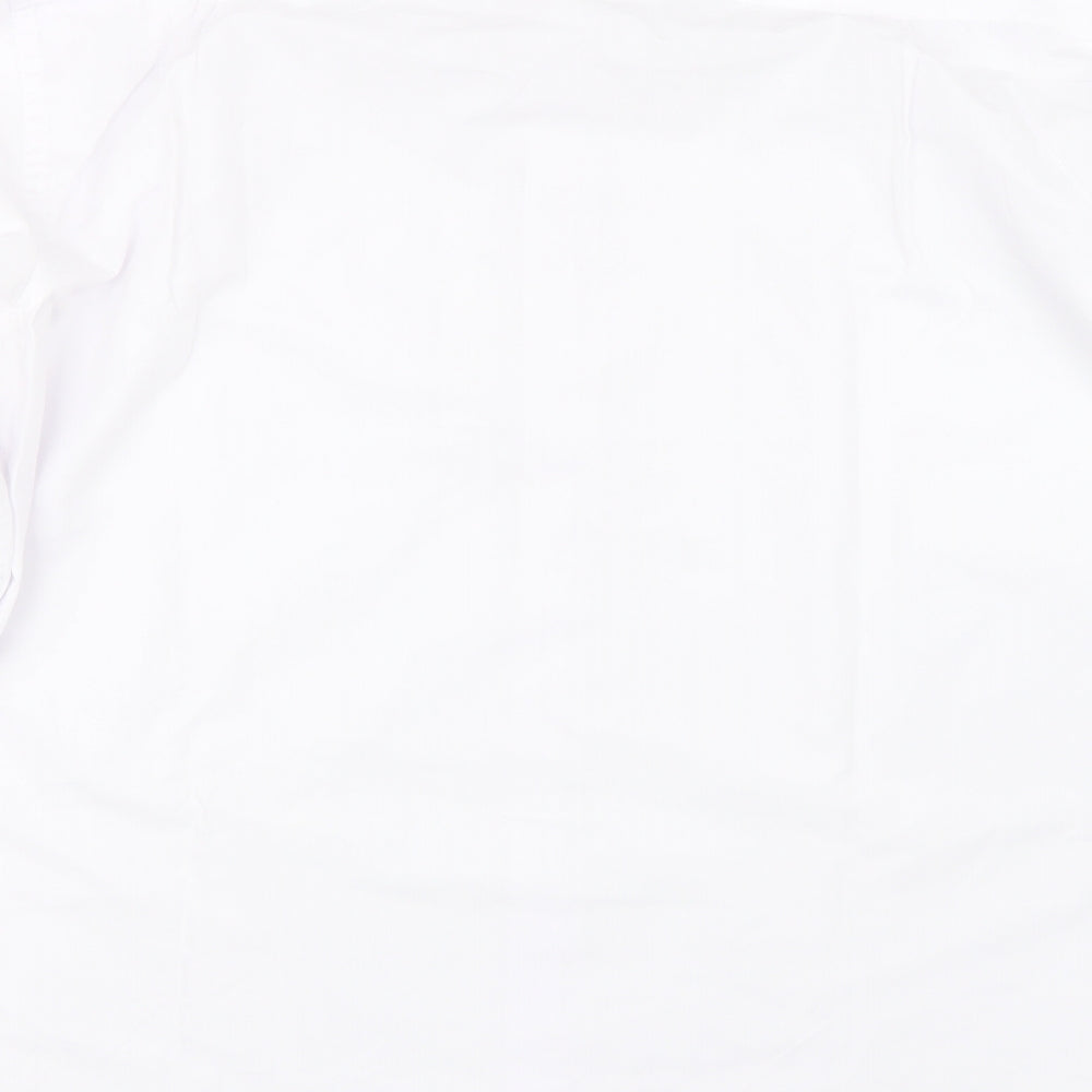 M&S Mens White    Dress Shirt Size 17