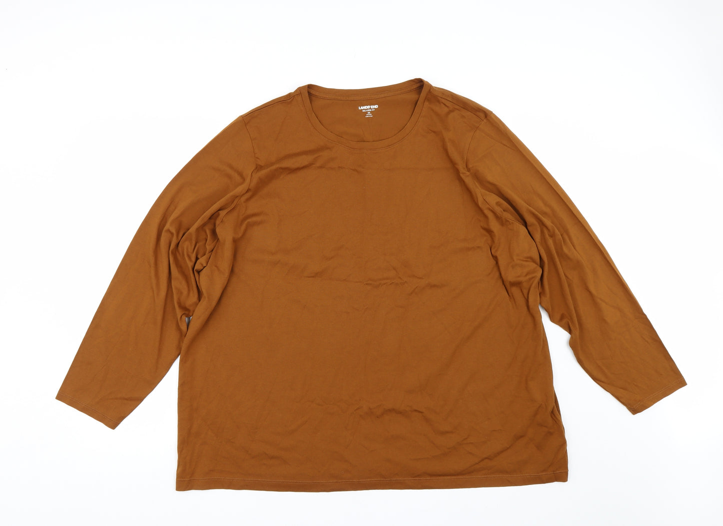 Lands end Mens Brown    T-Shirt Size 3XL