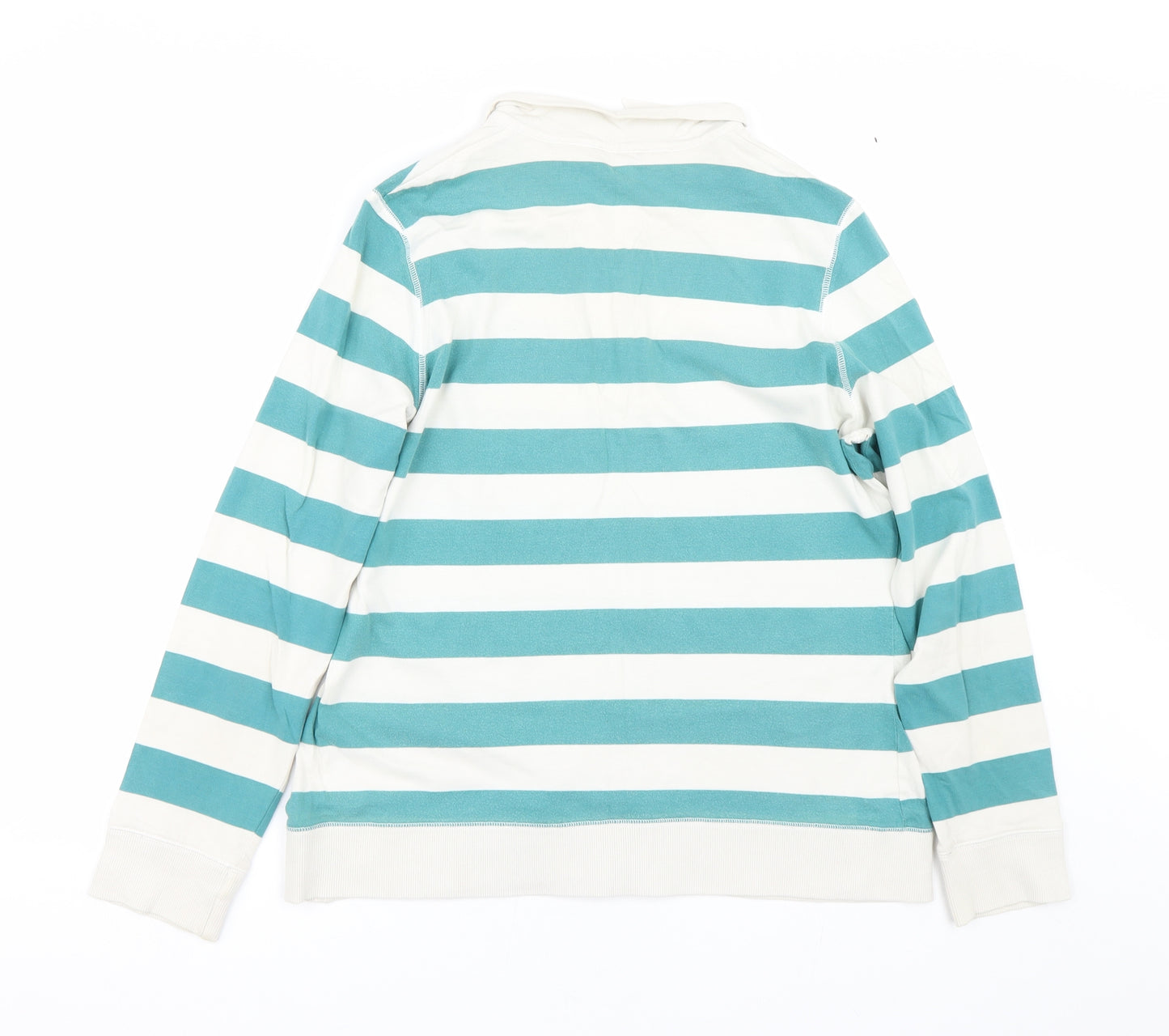 Papaya Womens Green Striped  Basic Polo Size 18