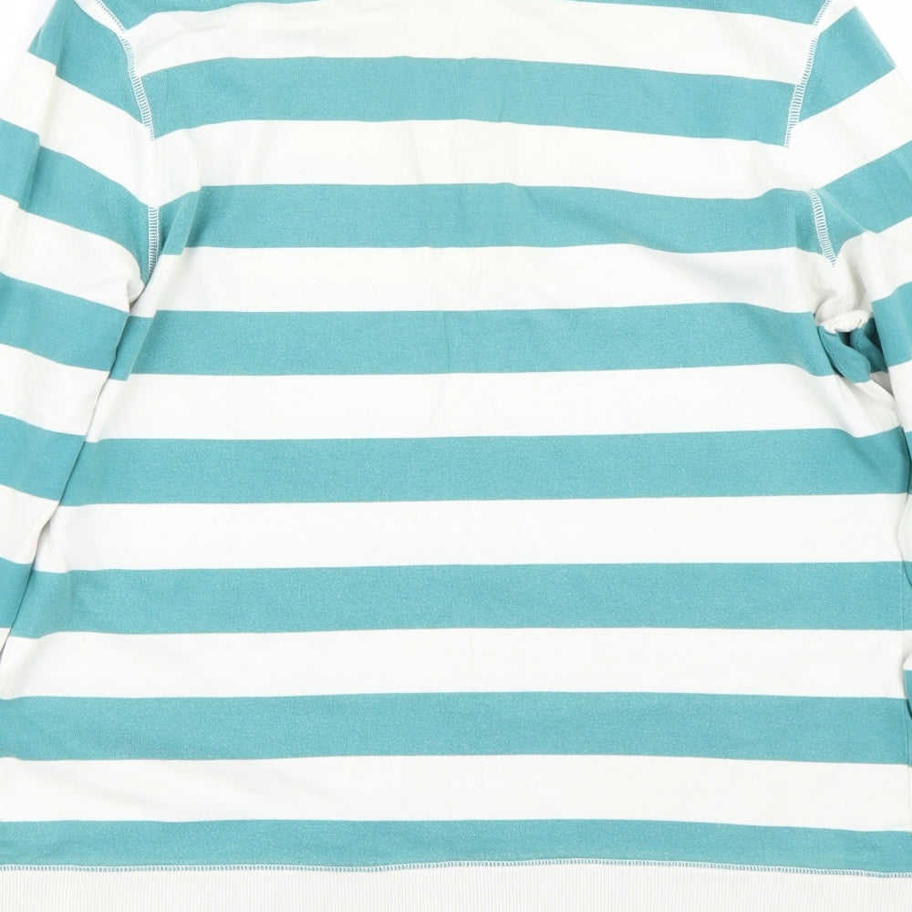 Papaya Womens Green Striped  Basic Polo Size 18