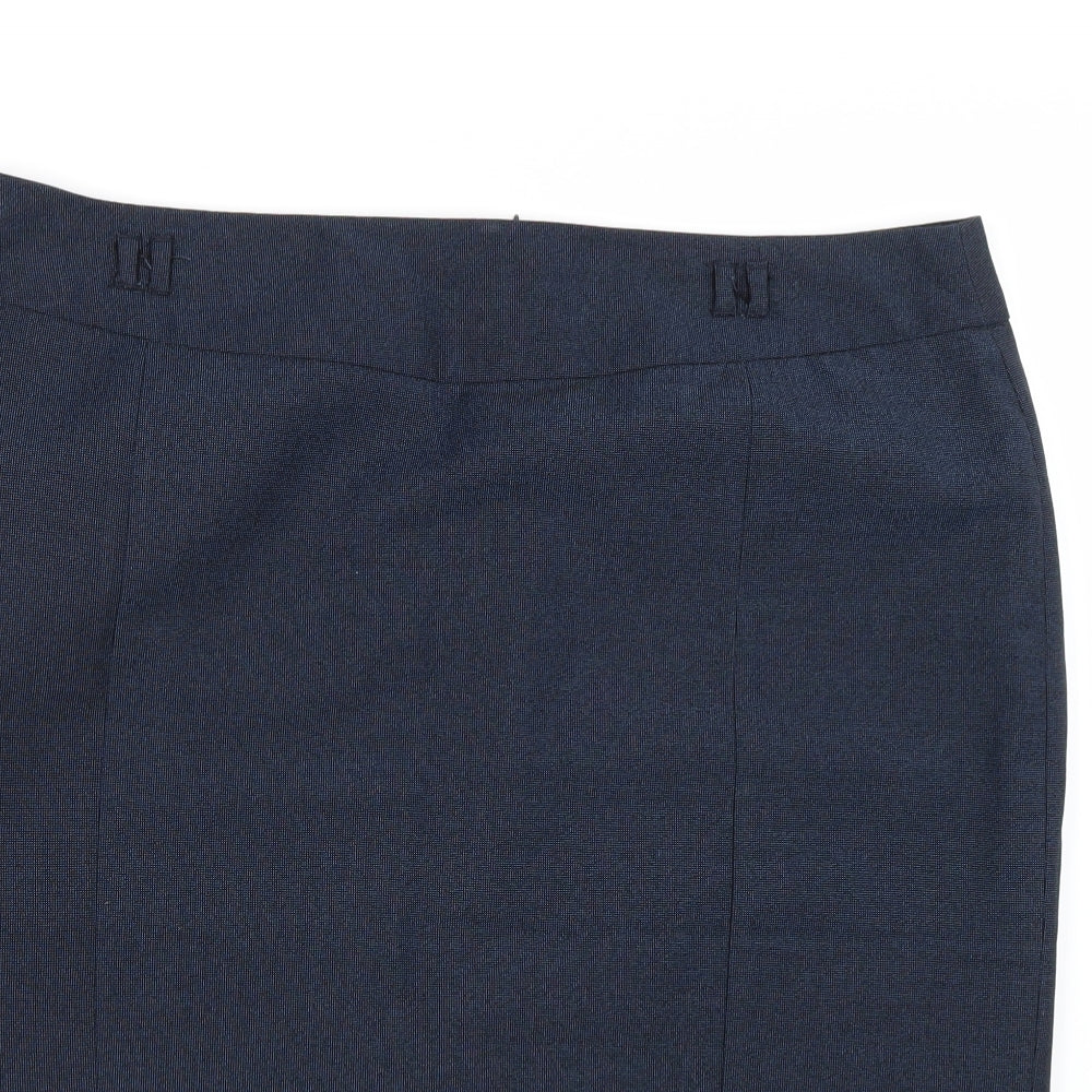 George Womens Blue   Straight & Pencil Skirt Size 18