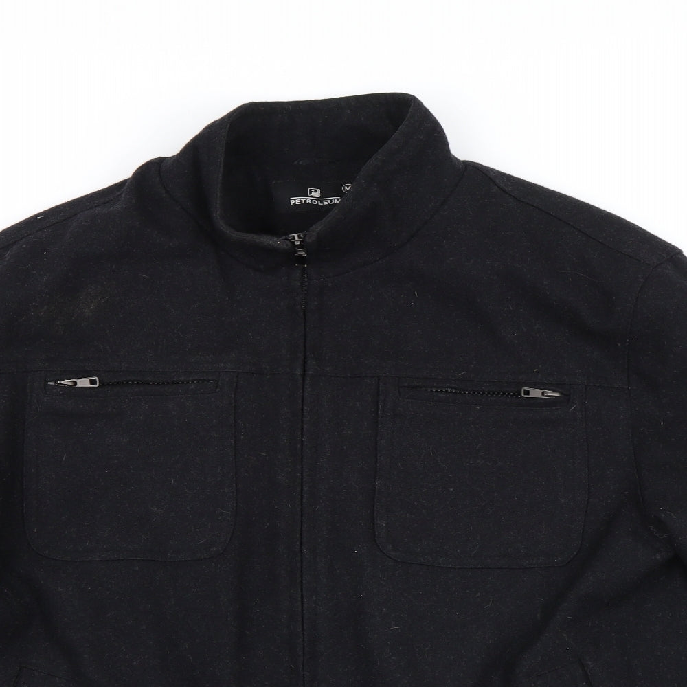 petroleum Mens Black   Jacket Coat Size M