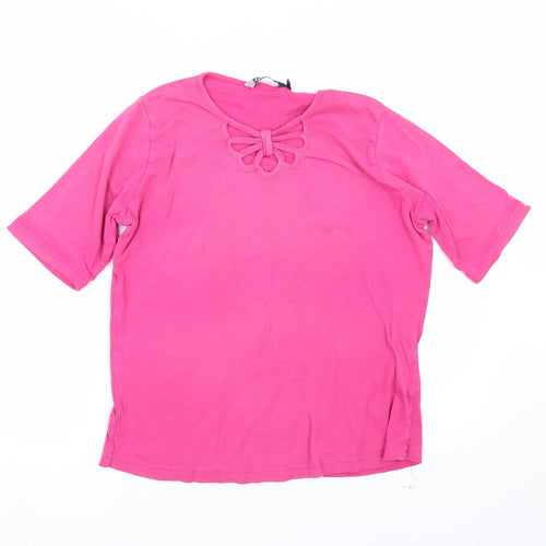 Isle Womens Pink   Basic T-Shirt Size M