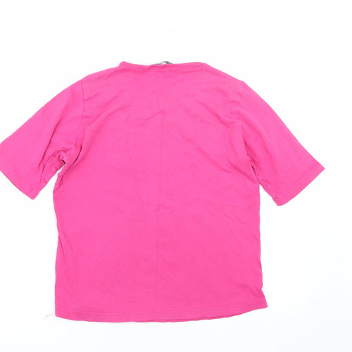 Isle Womens Pink   Basic T-Shirt Size M