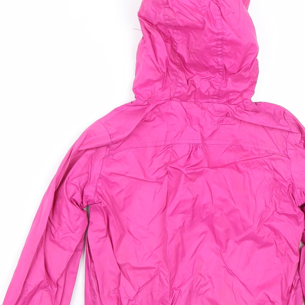 United Colors of Benetton Girls Pink   Rain Coat Coat Size 4-5 Years