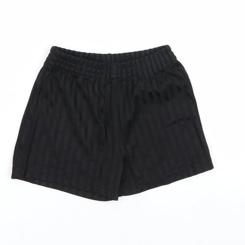 George Boys Black Striped  Sweat Shorts Size 3-4 Years - PE kit