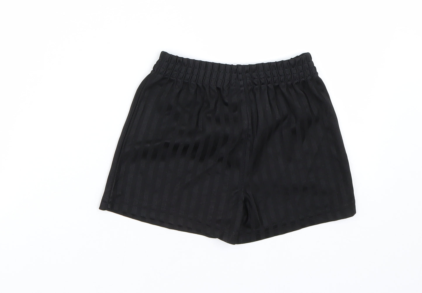 George Boys Black Striped  Sweat Shorts Size 3-4 Years - PE kit