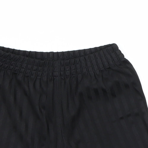 George Boys Black Striped  Sweat Shorts Size 3-4 Years - PE kit