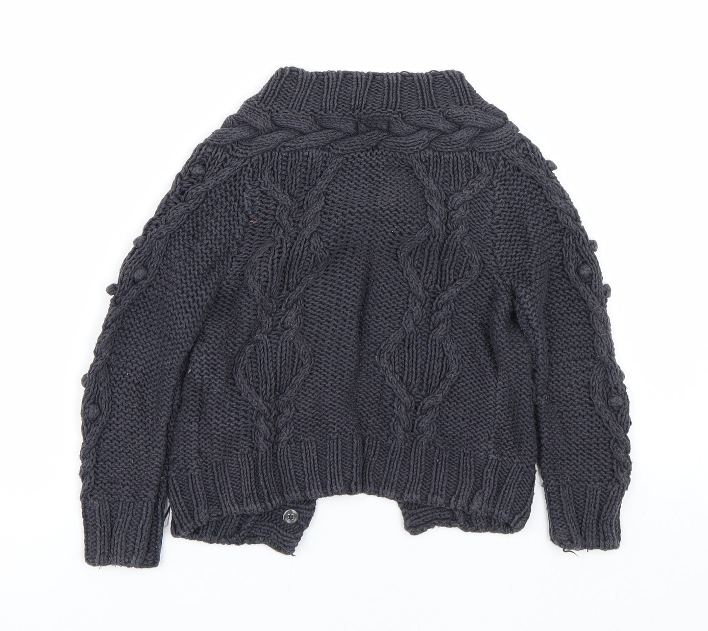 Name fit Girls Grey   Cardigan Jumper Size 3-4 Years