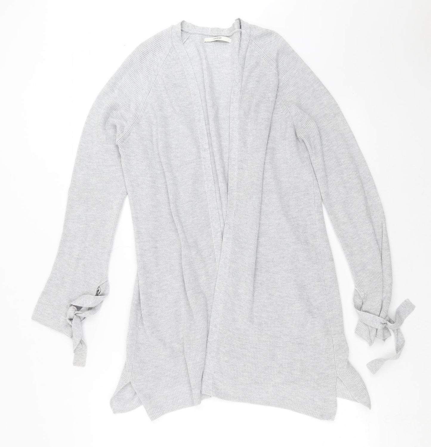George Womens Grey  Knit Cardigan Jumper Size 14