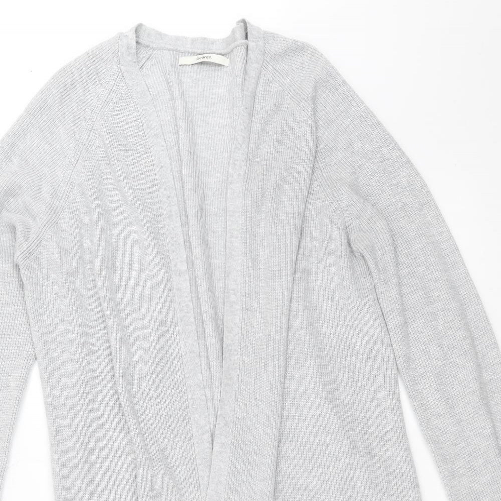 George Womens Grey  Knit Cardigan Jumper Size 14