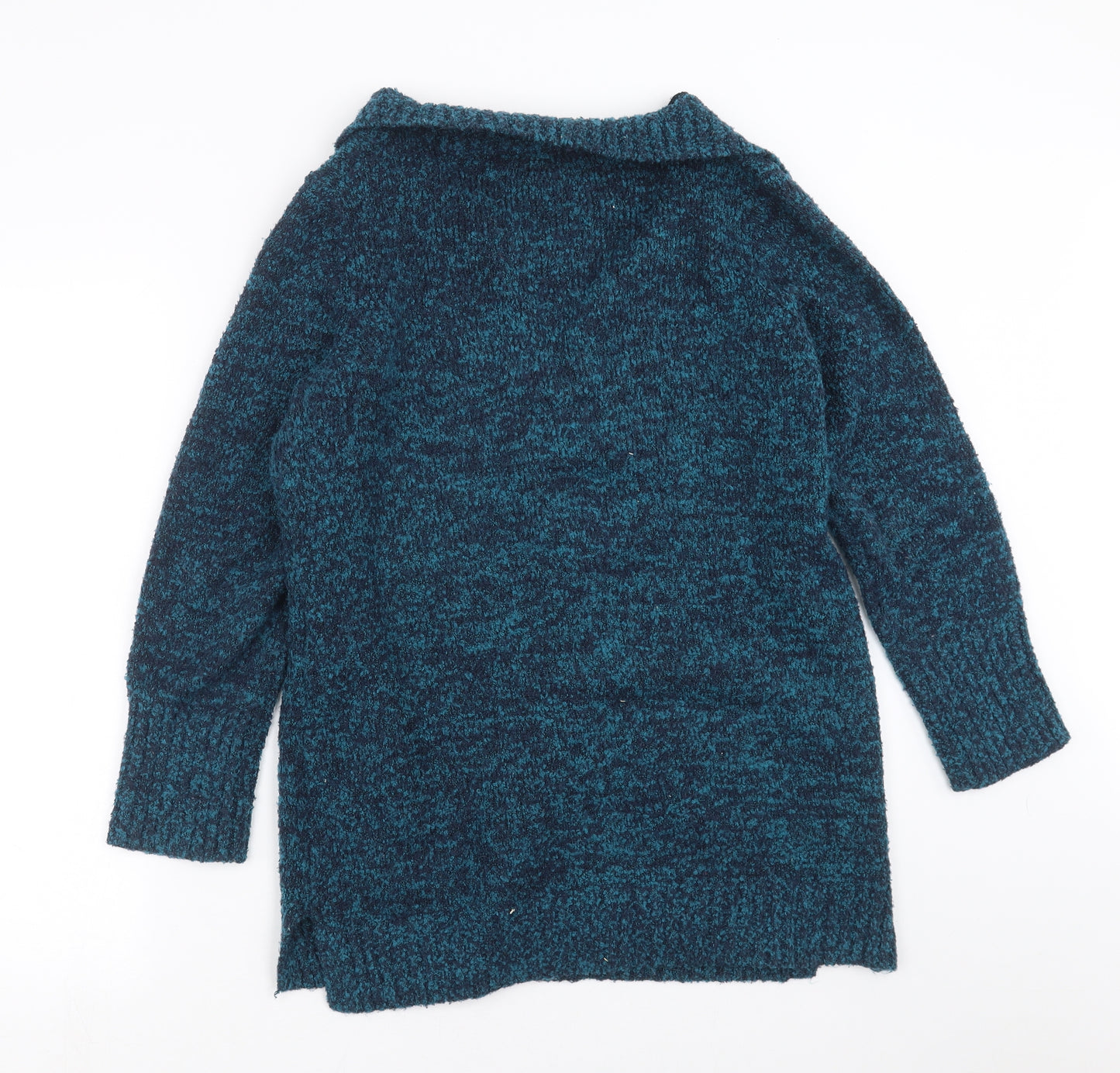 M&Co Womens Green  Knit Cardigan Jumper Size 16
