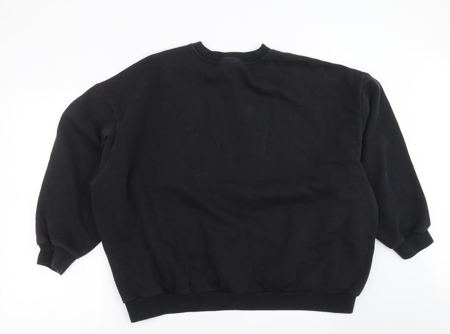 adidas Womens Black   Pullover Sweatshirt Size 14
