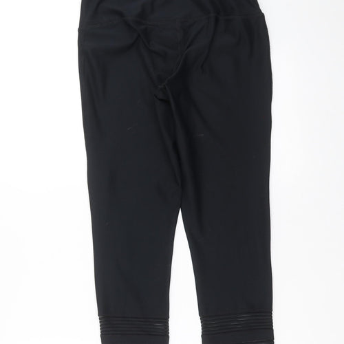 90 Degree Womens Black   Compression Leggings Size M L23 in - cropped