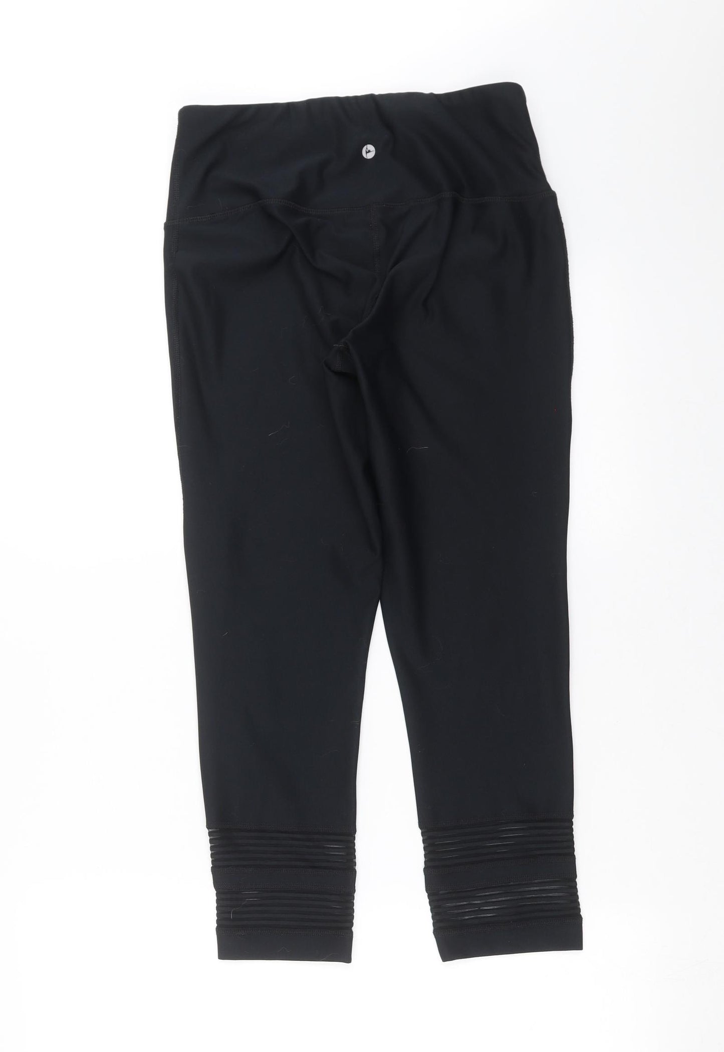90 Degree Womens Black   Compression Leggings Size M L23 in - cropped
