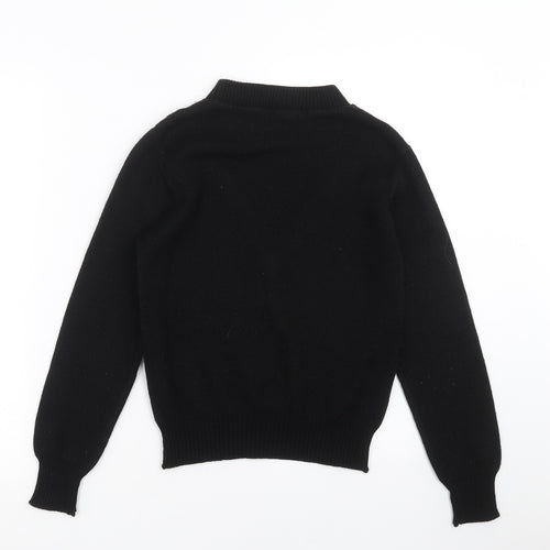 Preworn Womens Black  Knit Pullover Jumper Size 6