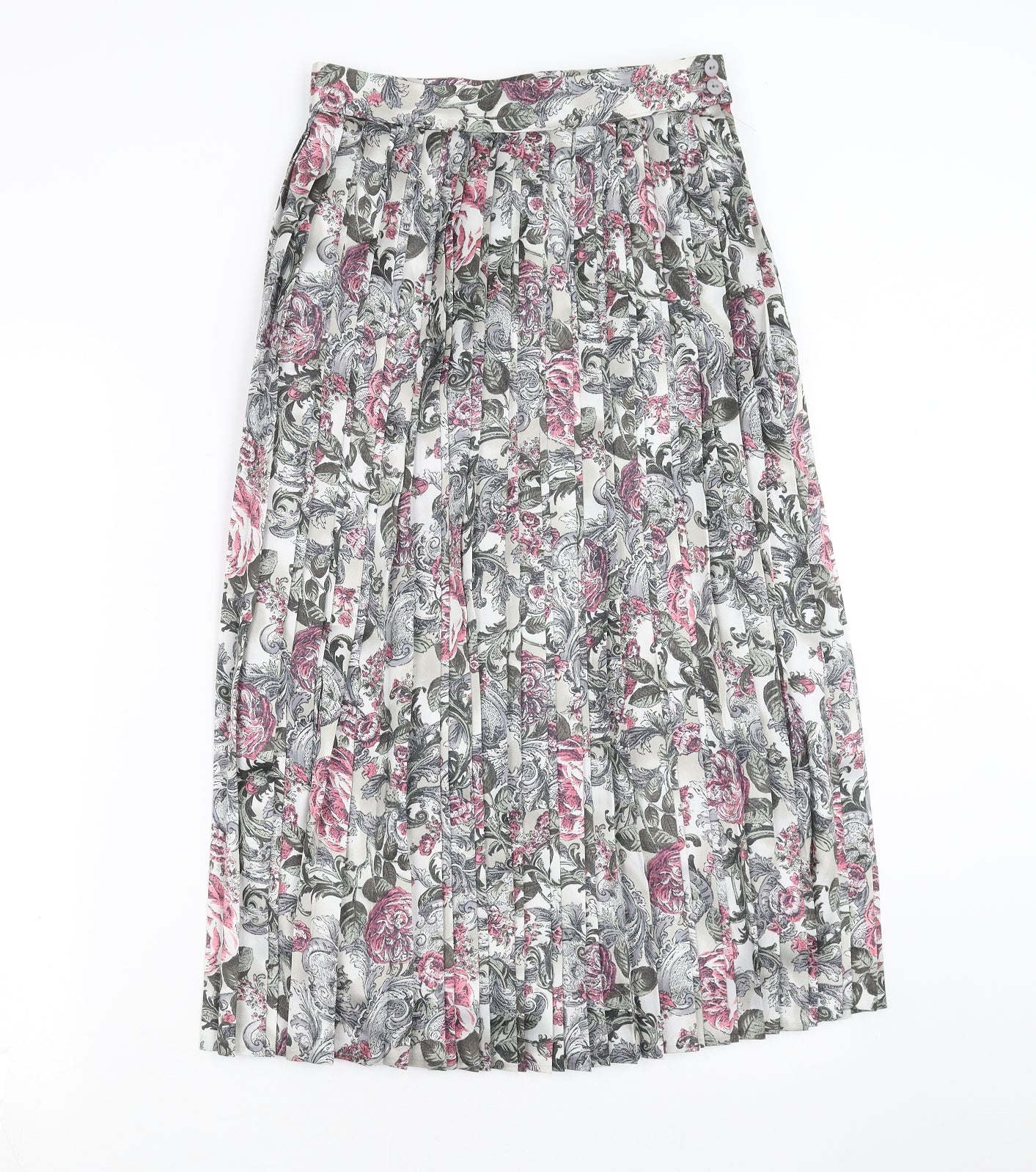 Alexon Womens Grey Floral  Maxi Skirt Size 10