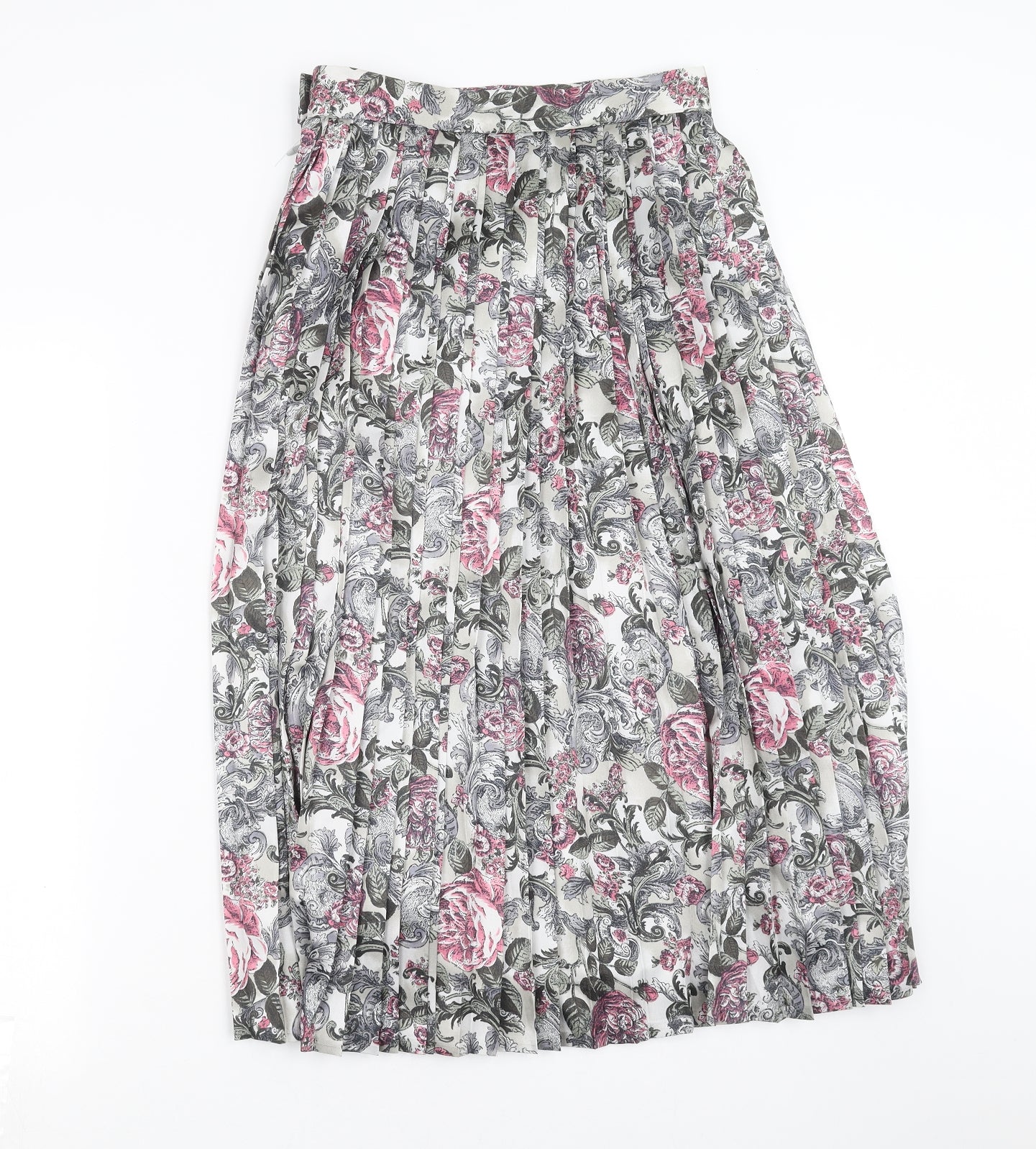 Alexon Womens Grey Floral  Maxi Skirt Size 10