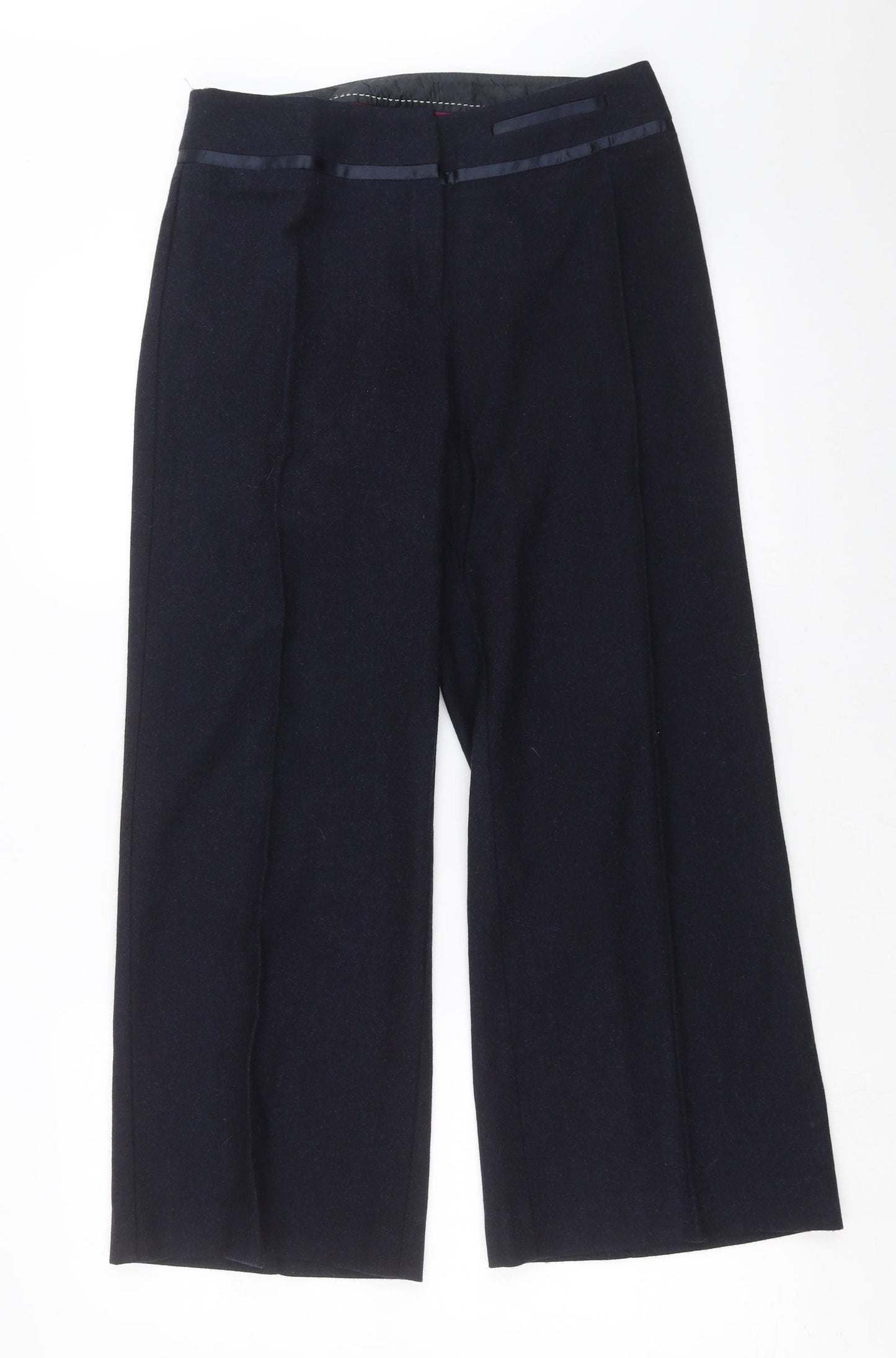 Laura Ashley Womens Blue   Trousers  Size 10 L27 in