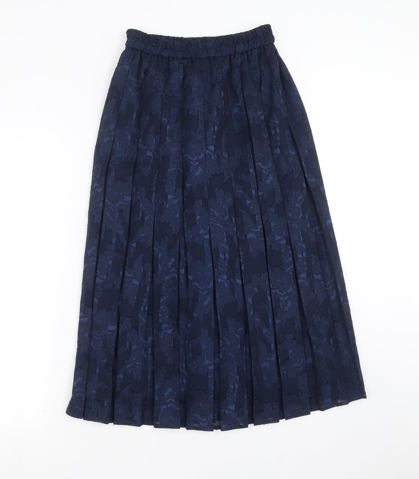 Hamells Womens Blue Floral  A-Line Skirt Size 8