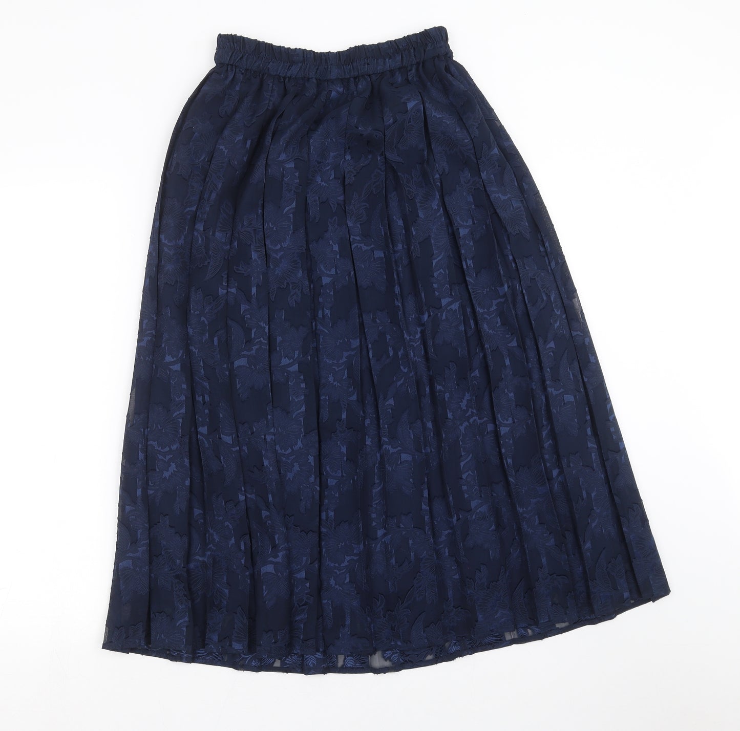 Hamells Womens Blue Floral  A-Line Skirt Size 8