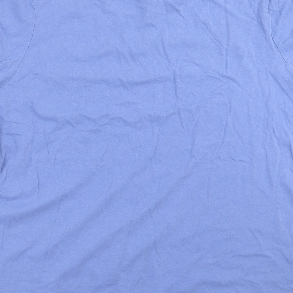 Nutmeg Womens Blue Solid  Top Pyjama Top Size 20