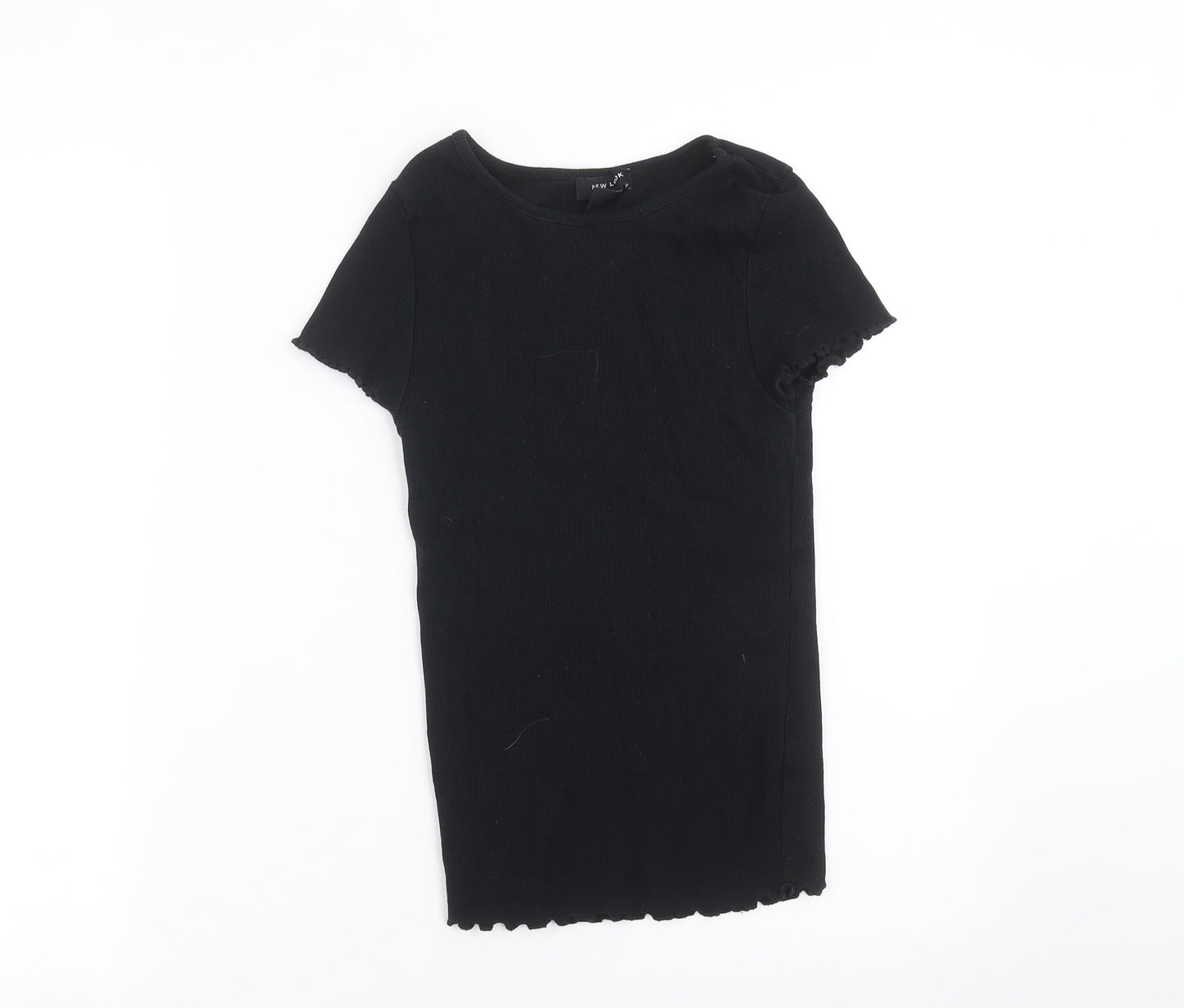 New Look Womens Black   Basic T-Shirt Size 10