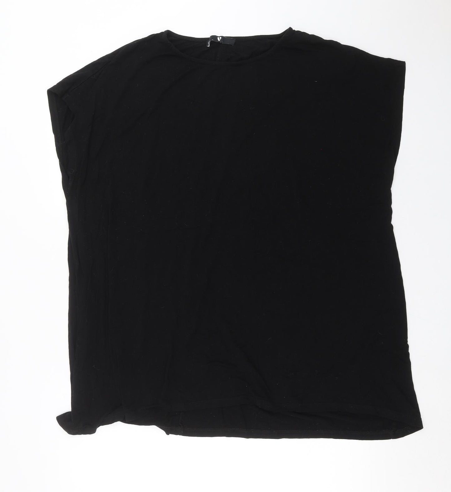 Very Womens Black   Basic T-Shirt Size 24