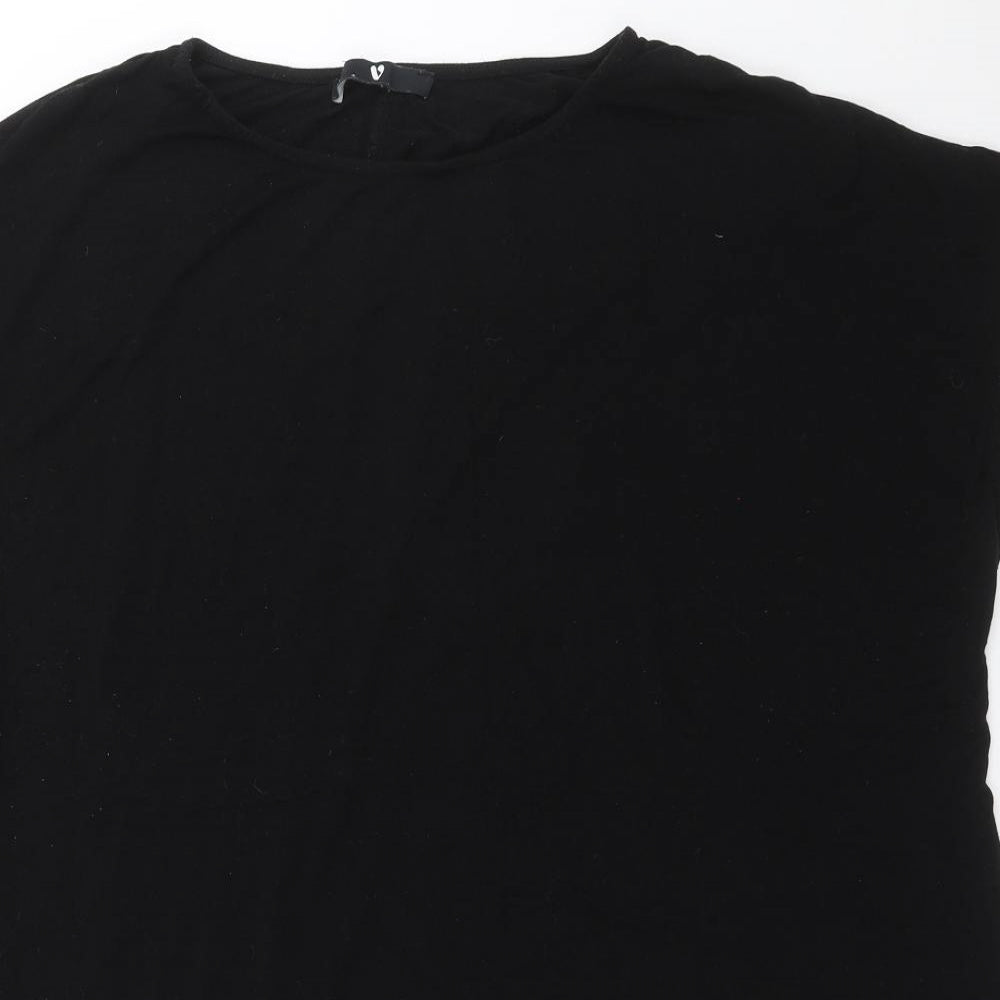 Very Womens Black   Basic T-Shirt Size 24
