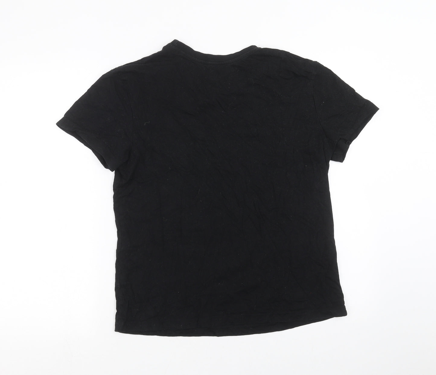 TU Womens Black   Basic T-Shirt Size 12  - Queen